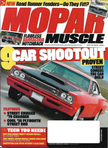 MOPAR MUSCLE 2009 SEPT - STREET CHALLENGE, R/T GETS SHORTY, '38 BUSINESS